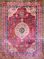 Der Rothschild Kleine Seidenmedaillon-Teppich